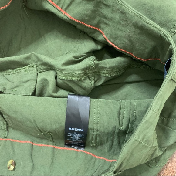 Maeve by Anthropologie the Colette green wide leg crop pants 28 - Picture 9 of 10